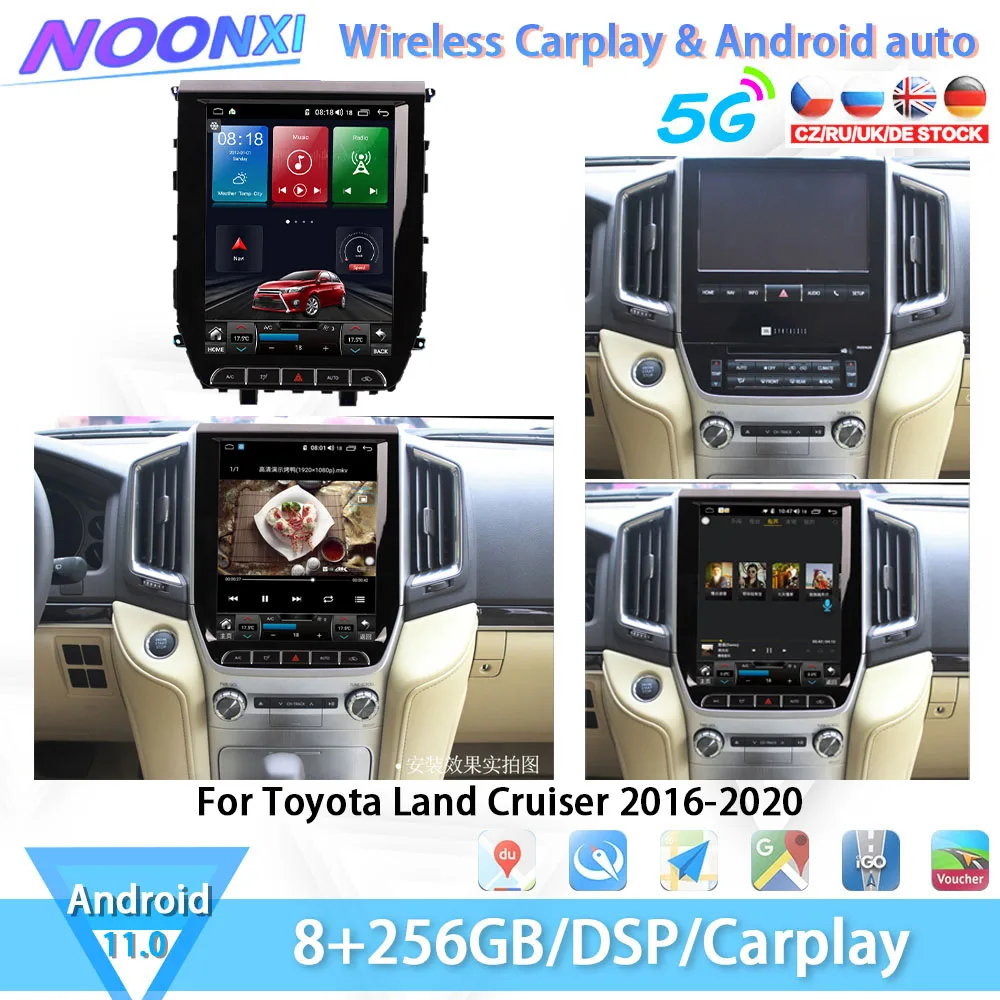 Для TOYOTA Land Cruiser 2016-2020 Bluetooth все в одном автомобильный экран Аудио Интеллектуальная система Радио Android видеоплееры Carplay
Для TOYOTA Land Cruiser 2016-2020 Bluetooth все в одном автомобильный экран Аудио Интеллектуальная система Радио Android видеоплееры Carplay