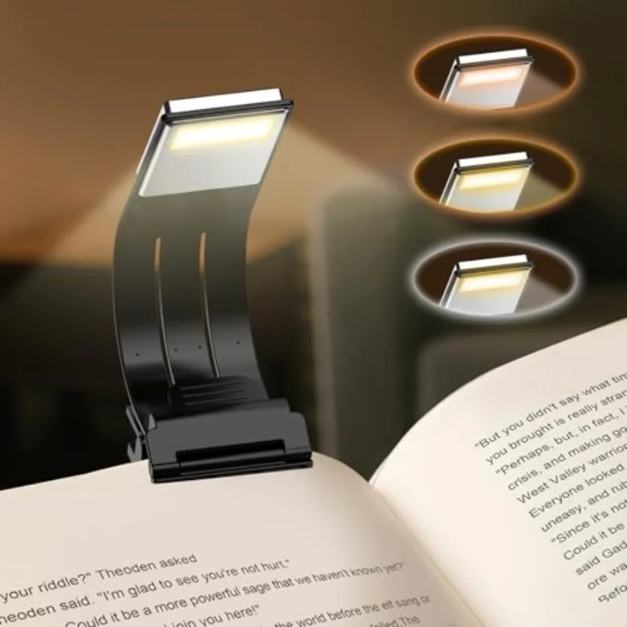 Bookmark Book Light, Clip on Book Lights for Reading at Night, Reading Lights for Books in Bed - Eyes, 8 LED with 3 Colors Temp
Bookmark Book Light, Clip on Book Lights for Reading at Night, Reading Lights for Books in Bed - Eyes, 8 LED with 3 Colors Temp