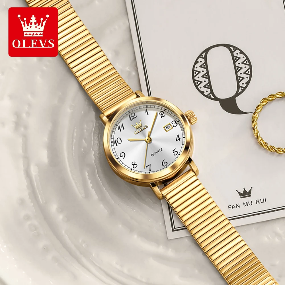 OLEVS 7130 Elegant Ladies' Watch Stainless steel Mesh Strap Quartz Student Watch Waterproof Date Women's Watch
OLEVS 7130 Elegant Ladies' Watch Stainless steel Mesh Strap Quartz Student Watch Waterproof Date Women's Watch