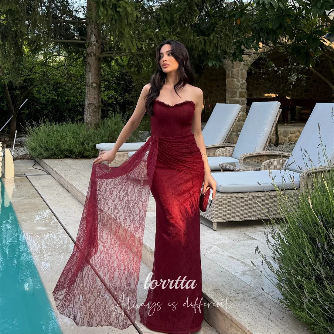 Lorrtta Satin Sweetheart Burgundy Mermaid Evening Dress 2026 Prom Dress Formal Evening Ruched Customized Robes de Soirée
Lorrtta Satin Sweetheart Burgundy Mermaid Evening Dress 2026 Prom Dress Formal Evening Ruched Customized Robes de Soirée