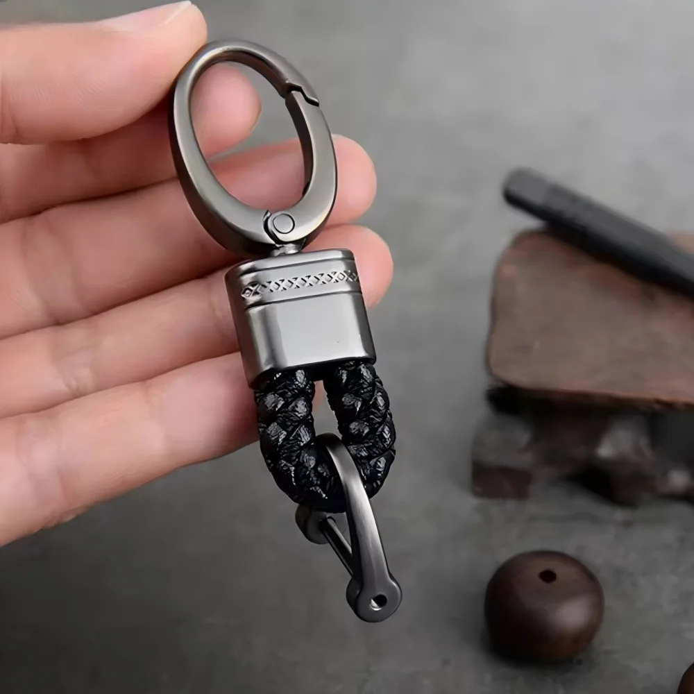 Metal Keychain Removable Key Ring Hoof Buckle Bag Braided Rope Fashion Custom Souvenir Gift Trinkets Bulk Backpack Company
Metal Keychain Removable Key Ring Hoof Buckle Bag Braided Rope Fashion Custom Souvenir Gift Trinkets Bulk Backpack Company