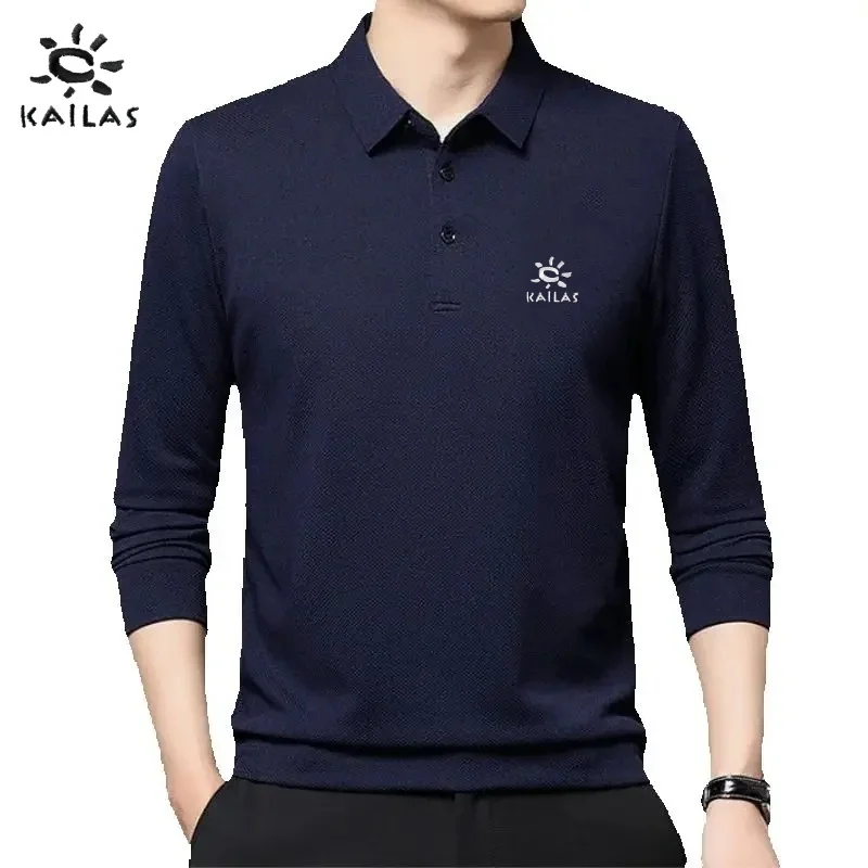 Men's high-quality embroidered brand logo long sleeved polo shirt for spring and autumn fashion casual long sleeved base top
Men's high-quality embroidered brand logo long sleeved polo shirt for spring and autumn fashion casual long sleeved base top