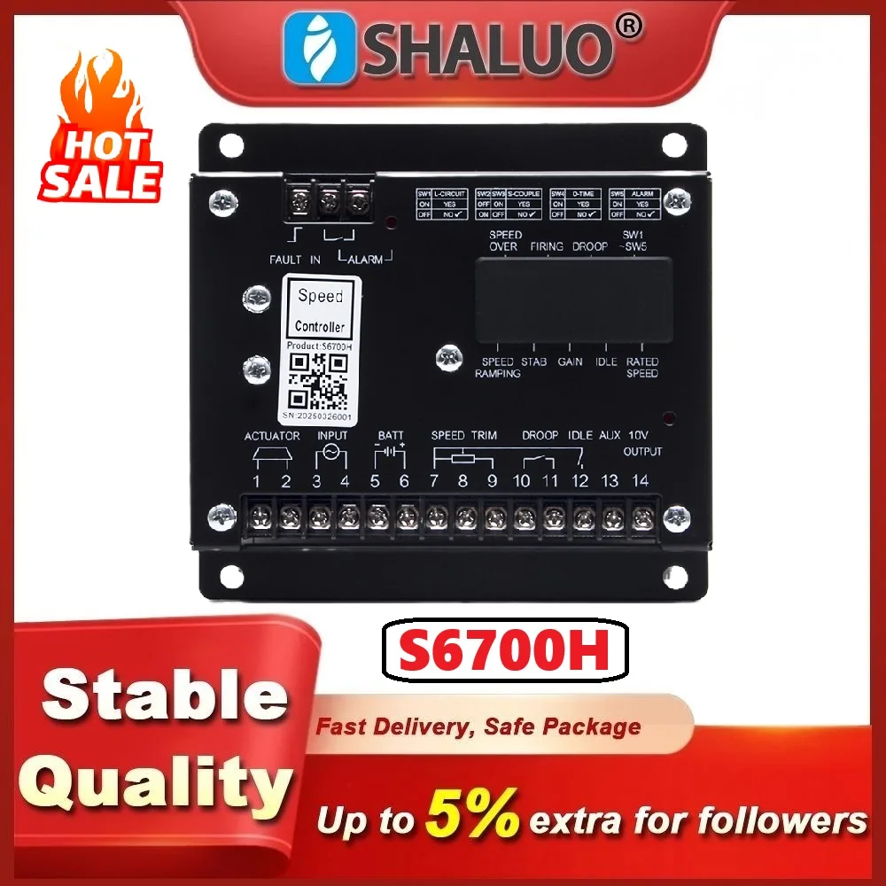 Promotions S6700H Diesel Engine Speed Controller Governor Actuator Control Module Motor Panel For Power Generator Parts
Promotions S6700H Diesel Engine Speed Controller Governor Actuator Control Module Motor Panel For Power Generator Parts