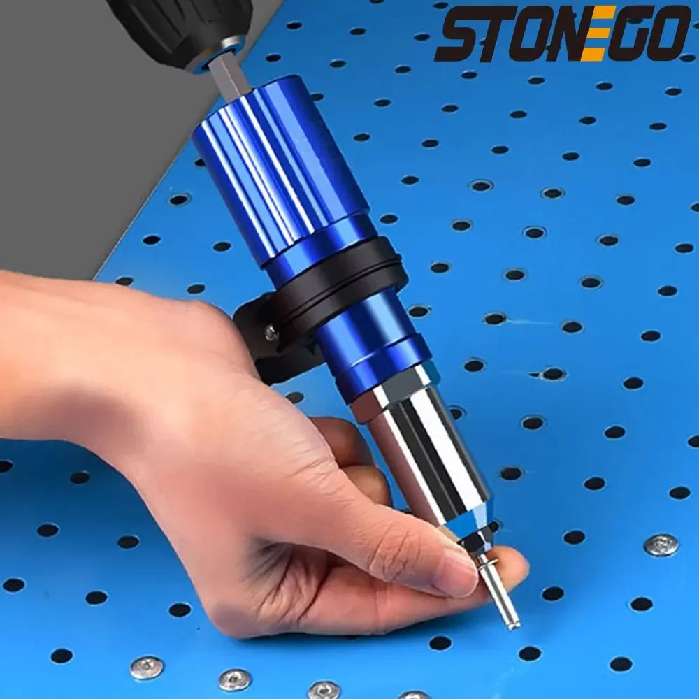 Electric Rivet Gun Drill Adapter 2.4mm-4.8mm Rivet Nut Gun Drill Adapter Cordless Riveting Tool Insert Nut Pull Rivet Tools
Electric Rivet Gun Drill Adapter 2.4mm-4.8mm Rivet Nut Gun Drill Adapter Cordless Riveting Tool Insert Nut Pull Rivet Tools