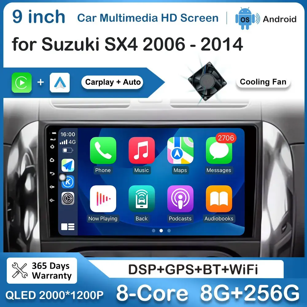 Android System 9 inch BT Car Radio Multimedia Player for Suzuki SX4 2006 - 2014 GPS Navigation Audio DSP Stereo Auto Accessories
Android System 9 inch BT Car Radio Multimedia Player for Suzuki SX4 2006 - 2014 GPS Navigation Audio DSP Stereo Auto Accessories
