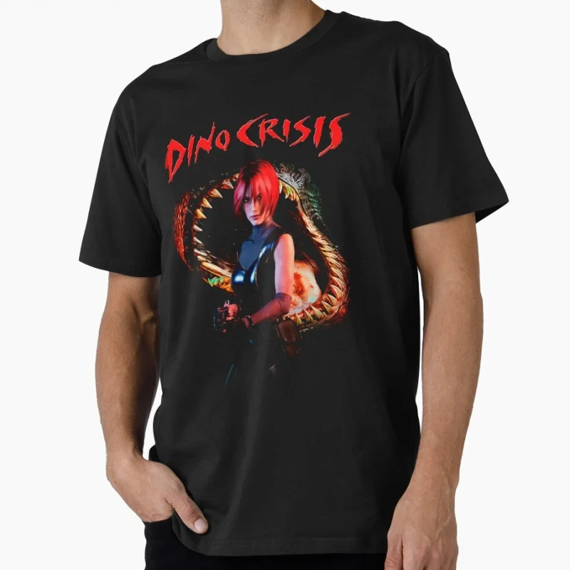 0406 Dino Crisis Survival horror Gift T-Shirt for gamer 100% cotton printed short sleeve Graphic Tee Y2K clothes All size tops
0406 Dino Crisis Survival horror Gift T-Shirt for gamer 100% cotton printed short sleeve Graphic Tee Y2K clothes All size tops