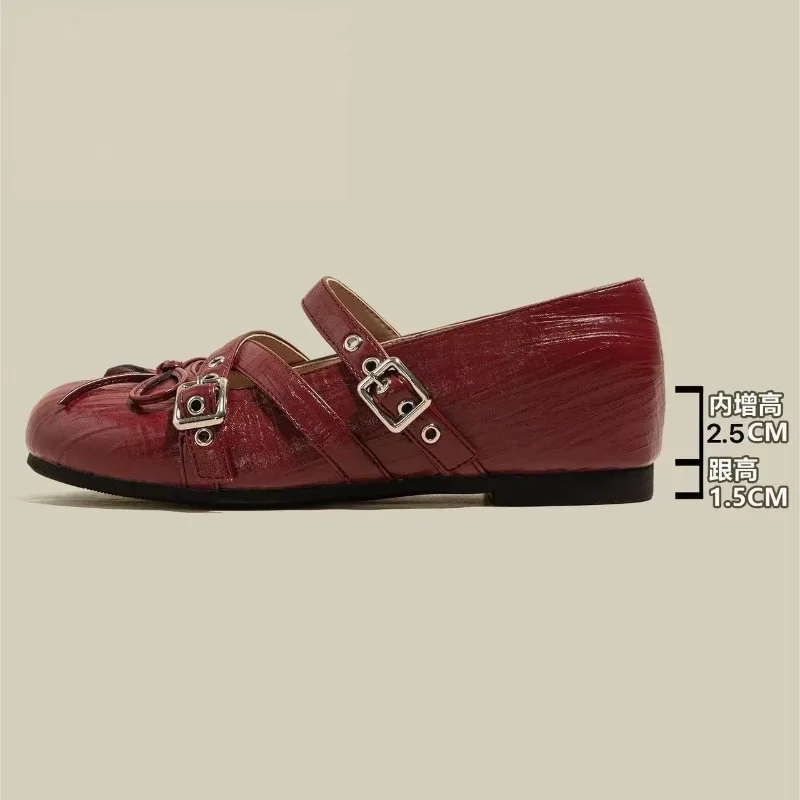 French Retro Mary Jane Women's Shoes 2026 Spring New Inner Heightened Small and Niche Design Single Shoes
French Retro Mary Jane Women's Shoes 2026 Spring New Inner Heightened Small and Niche Design Single Shoes