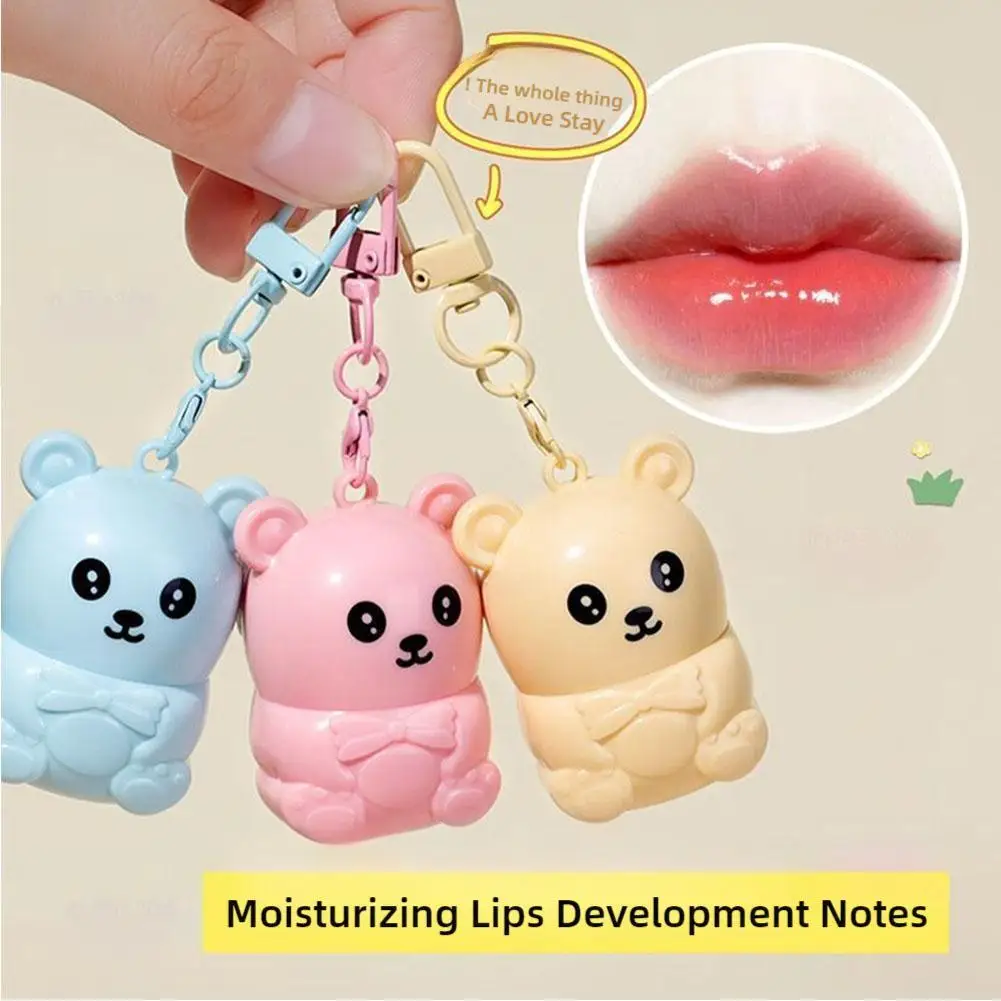 2 In 1 Keychain Bear Lip Lipstick Kids Fruit Series Cute Bear Moisturizing Lip Balm Refreshing Non-sticky Anti-Cracked Lip Care
2 In 1 Keychain Bear Lip Lipstick Kids Fruit Series Cute Bear Moisturizing Lip Balm Refreshing Non-sticky Anti-Cracked Lip Care