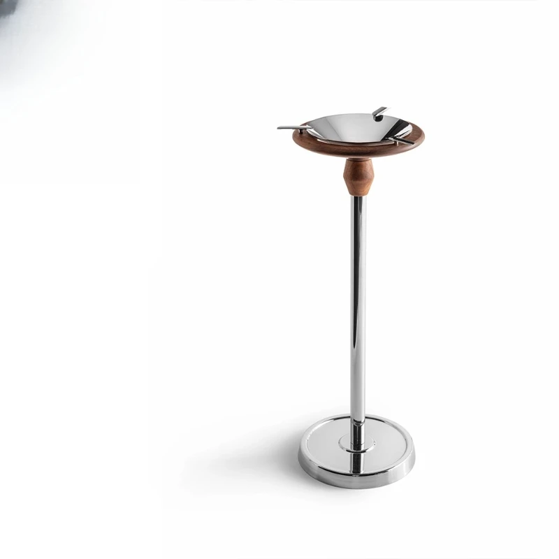 Stainless steel light luxury ashtray household living room coffee table vertical ashtray ornament
Stainless steel light luxury ashtray household living room coffee table vertical ashtray ornament