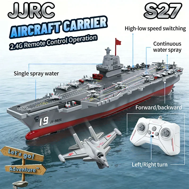 Радиоуправляемый самолет JJRC S27 2.4G, лодка-авианосец с дистанционным управлением, игрушка-лодка с автоматическим датчиком воды, подарок для детей и мальчиков
Радиоуправляемый самолет JJRC S27 2.4G, лодка-авианосец с дистанционным управлением, игрушка-лодка с автоматическим датчиком воды, подарок для детей и мальчиков