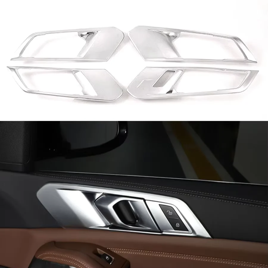 4Pcs ABS Silver Window Glass Lift Buttons Switch Panel Door Handle Trim Frame Interior Cover Fit For BMW X5 2019-2022
4Pcs ABS Silver Window Glass Lift Buttons Switch Panel Door Handle Trim Frame Interior Cover Fit For BMW X5 2019-2022