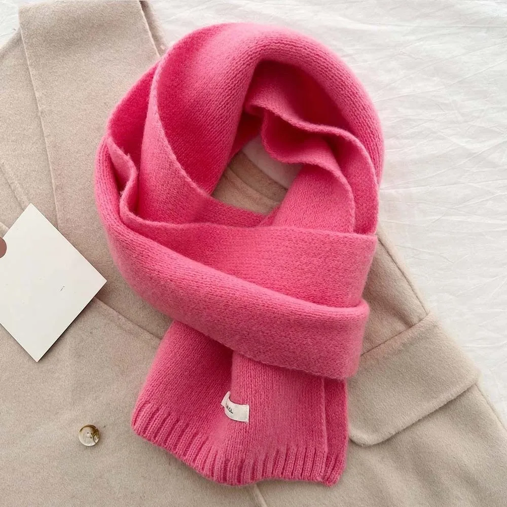 Gifts Solid Color Knitting Wool Scarf Soft Cold-proof Long Thickened Neckscarf Windproof Classic Winter Warmer Scarf Outdoor
Gifts Solid Color Knitting Wool Scarf Soft Cold-proof Long Thickened Neckscarf Windproof Classic Winter Warmer Scarf Outdoor