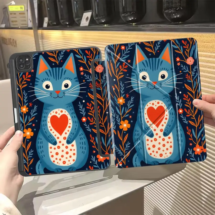 Cartoon Cat Animal Holder Cover Tablet Case For iPad Air M2 1 2 M4 Air 2025 4 5 M3 Mini 7 6 Pro 10th 7th 11th 9th 8th
Cartoon Cat Animal Holder Cover Tablet Case For iPad Air M2 1 2 M4 Air 2025 4 5 M3 Mini 7 6 Pro 10th 7th 11th 9th 8th