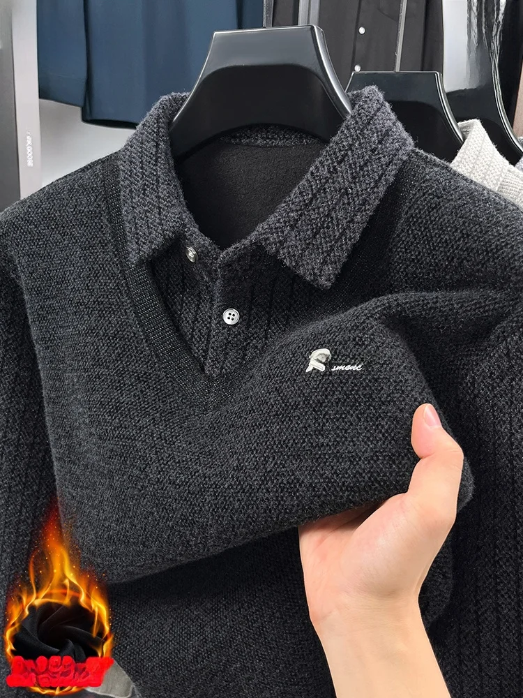 Мужской вязаный свитер Thiened Fce, зимний теплый базовый слой, повседневный, из смеси полиэстера и нейлона, длинный свеч на пуговицах irt
Мужской вязаный свитер Thiened Fce, зимний теплый базовый слой, повседневный, из смеси полиэстера и нейлона, длинный свеч на пуговицах irt