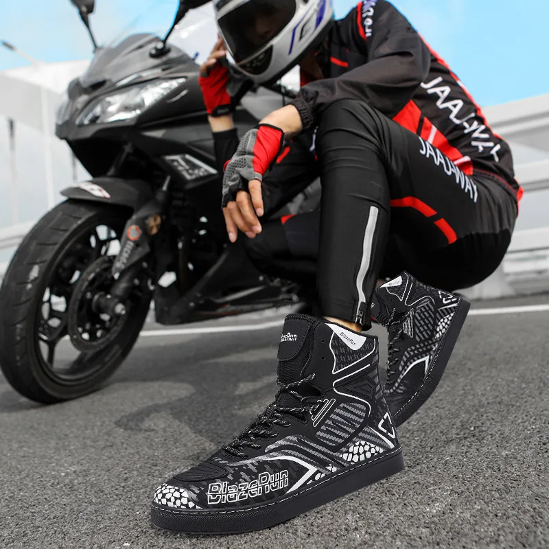 New Men's Motorcycle Shoes Men's Breathable Motorcycle Shoe Commuting Casual Shoes Anti-fall Anti-slip Boots Riding Boot
New Men's Motorcycle Shoes Men's Breathable Motorcycle Shoe Commuting Casual Shoes Anti-fall Anti-slip Boots Riding Boot