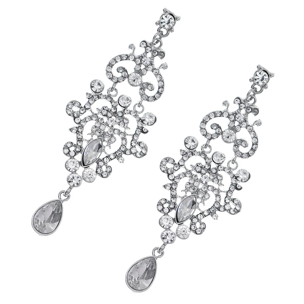 Rhinestone Earrings Baroque Style Retro Wedding Ear Pendants for Women Shiny Safe Party Jewelry Accessories
Rhinestone Earrings Baroque Style Retro Wedding Ear Pendants for Women Shiny Safe Party Jewelry Accessories