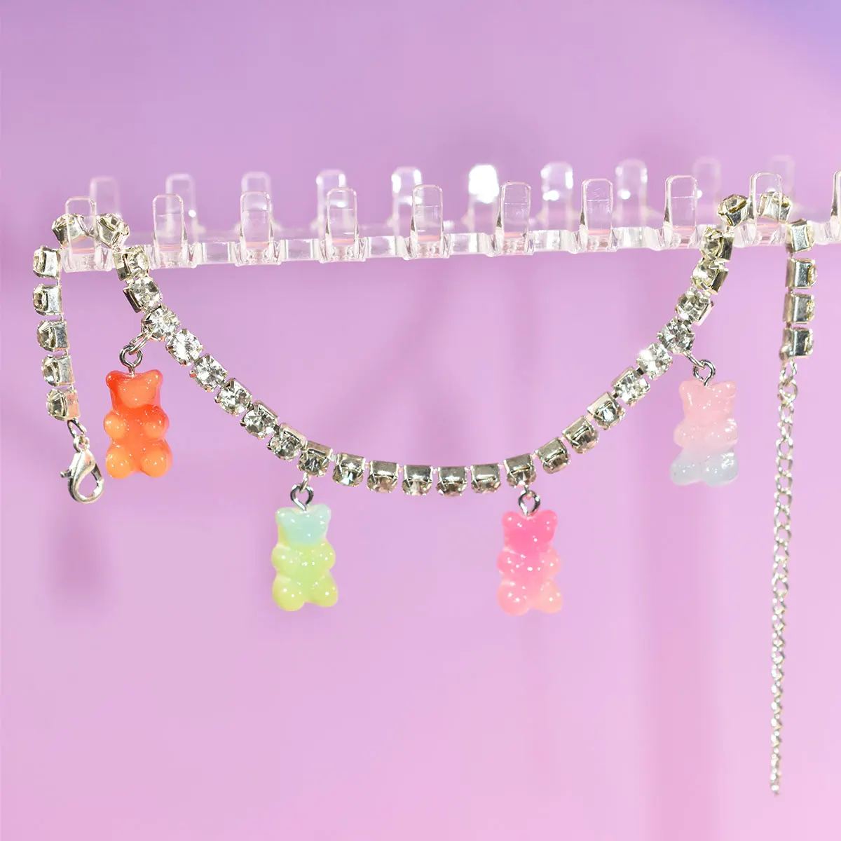 Модный блестящий горный хрусталь, милый красочный кулон в виде медведя, цепочка на щиколотке, маленькие свежие трендовые украшения для ног, аксессуары
Модный блестящий горный хрусталь, милый красочный кулон в виде медведя, цепочка на щиколотке, маленькие свежие трендовые украшения для ног, аксессуары