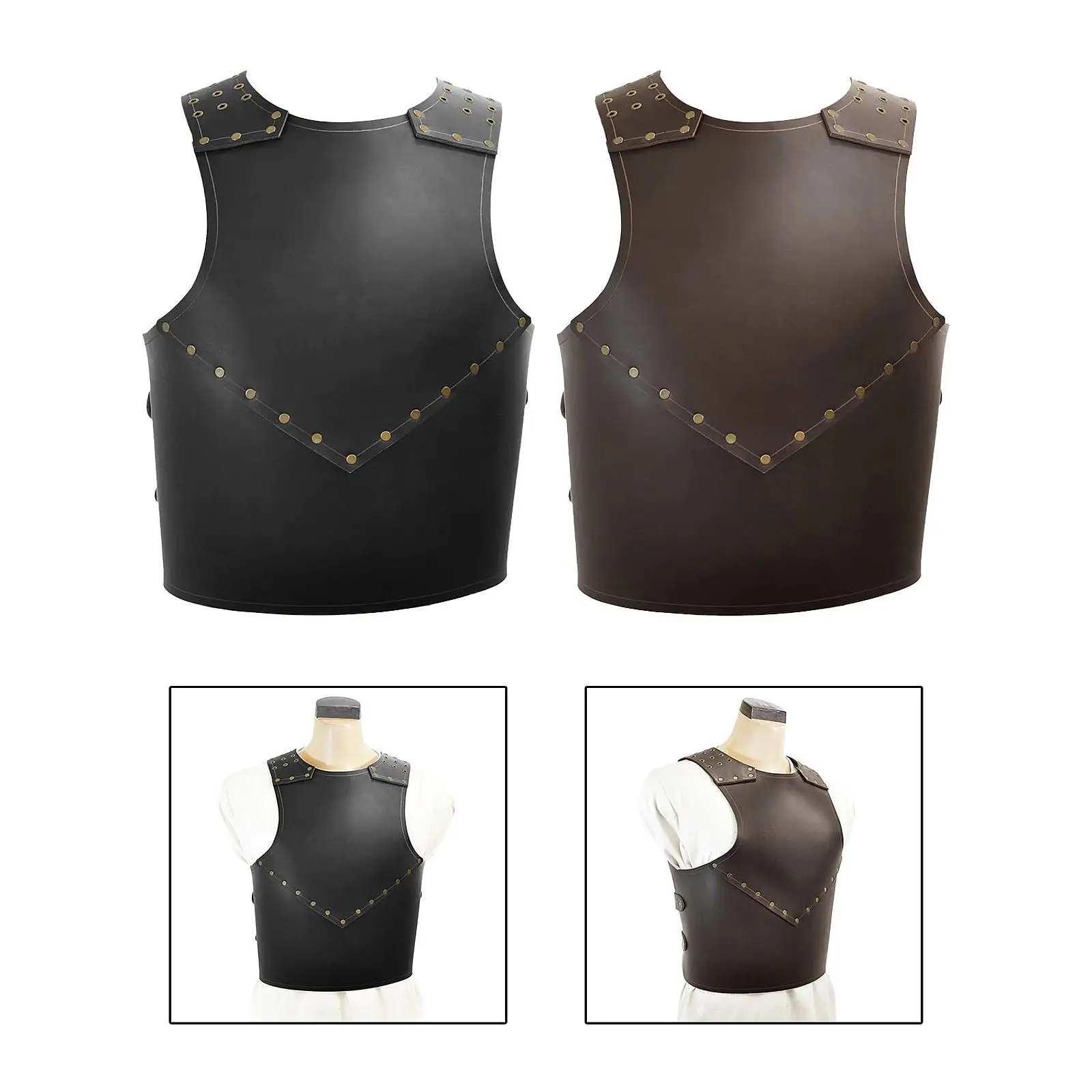 Medieval Chest Armor Decor Vintage Design with Rivets Mercenary Knight Vest Tops
Medieval Chest Armor Decor Vintage Design with Rivets Mercenary Knight Vest Tops