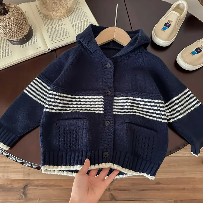 Boys Woolen Sweater Jacket Cotton Windbreak 2025 Fashion Plus Thicken Autumn Winter Outwear Cardigan Christmas Warm Children's C
Boys Woolen Sweater Jacket Cotton Windbreak 2025 Fashion Plus Thicken Autumn Winter Outwear Cardigan Christmas Warm Children's C