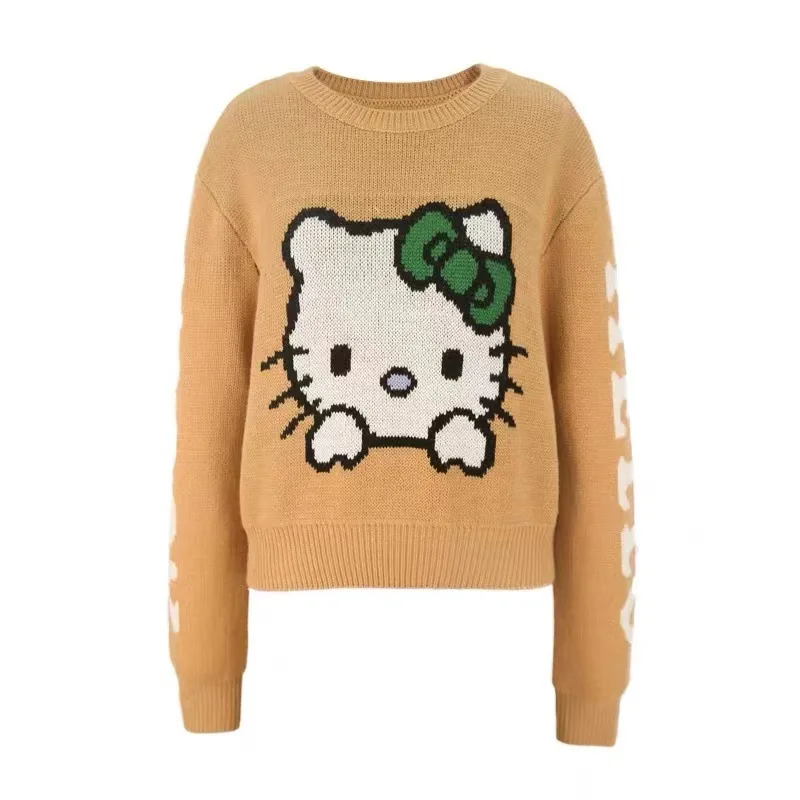Hello Kitty New Round Neck Pink Sweater Girl Spring Korean Style Loose Short Knitted Bottoming Top Children's Clothing
Hello Kitty New Round Neck Pink Sweater Girl Spring Korean Style Loose Short Knitted Bottoming Top Children's Clothing