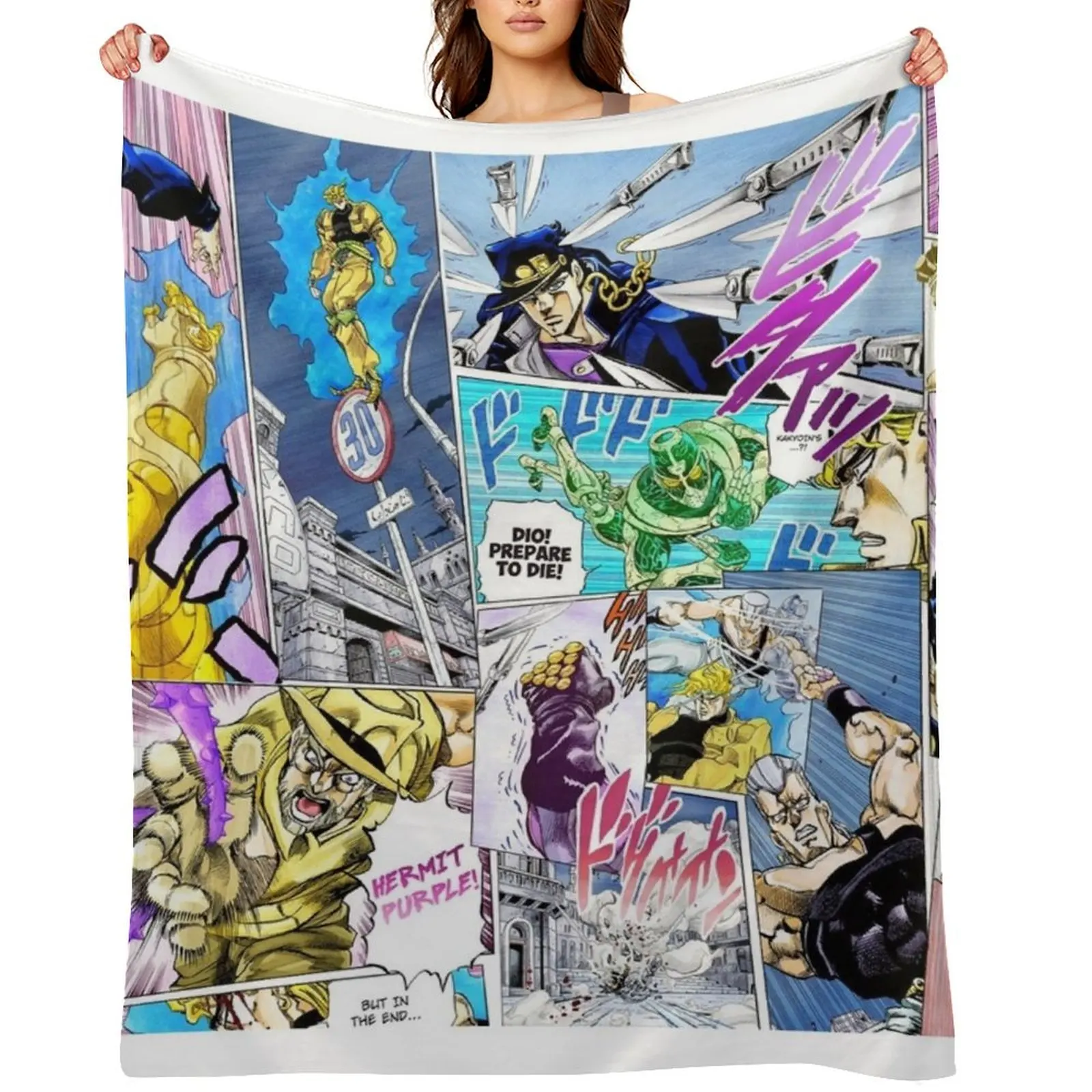 Anime collage J0J0 Throw Blanket decorative anime Beach Extra Large Throw Blankets
Anime collage J0J0 Throw Blanket decorative anime Beach Extra Large Throw Blankets