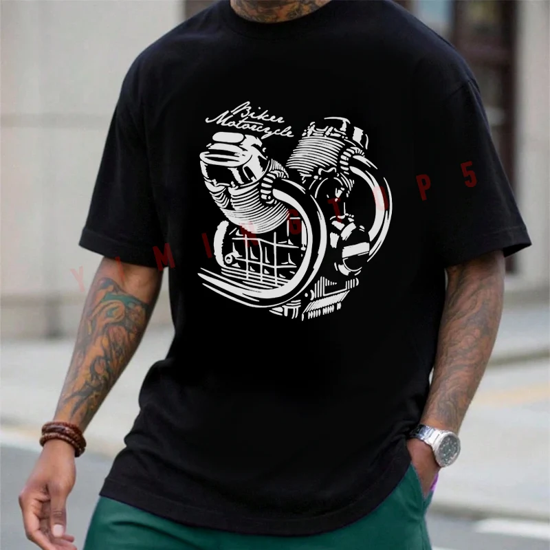 Biker Motorcycle Motor Graphic T-Shirt Cotton Men Summer Casual Short Sleeve Round Neck Fashion Tees 2026
Biker Motorcycle Motor Graphic T-Shirt Cotton Men Summer Casual Short Sleeve Round Neck Fashion Tees 2026