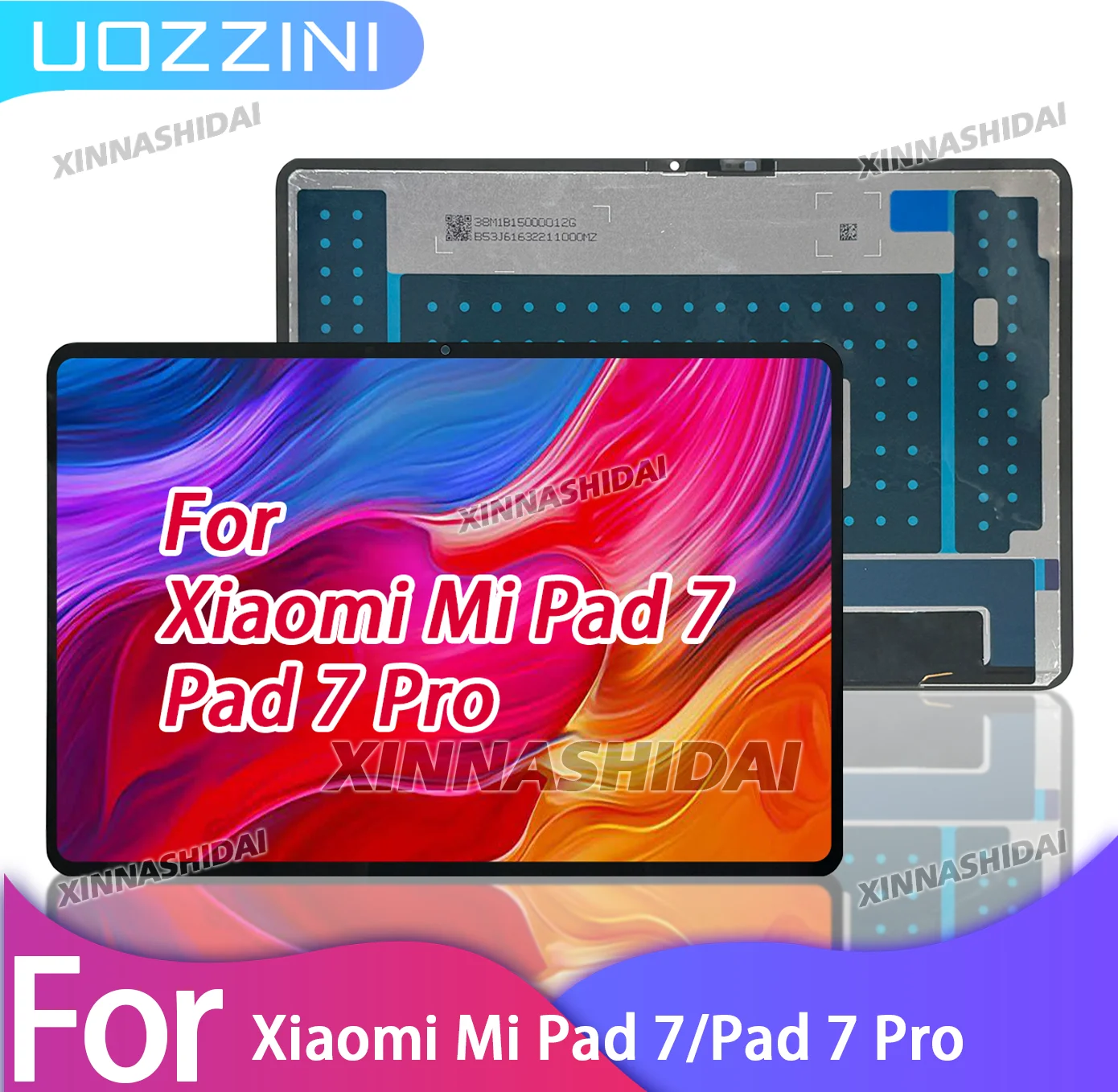 Дисплей LCD с сенсорным экраном (тачскрином) для планшетов Xiaomi Mi Pad 7 / Pad 7 Pro, 11.2 дюйма, запчасти для ремонта Xiaomi Pad 7, Pad 7 Pro
Дисплей LCD с сенсорным экраном (тачскрином) для планшетов Xiaomi Mi Pad 7 / Pad 7 Pro, 11.2 дюйма, запчасти для ремонта Xiaomi Pad 7, Pad 7 Pro