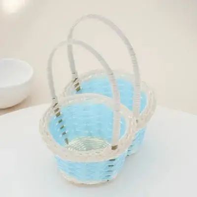 6Pcs Handled Woven Baskets Small Storage Tiny Candy Gift Baskets Portable Party Favor Decoration Mini Wedding Decoration
6Pcs Handled Woven Baskets Small Storage Tiny Candy Gift Baskets Portable Party Favor Decoration Mini Wedding Decoration