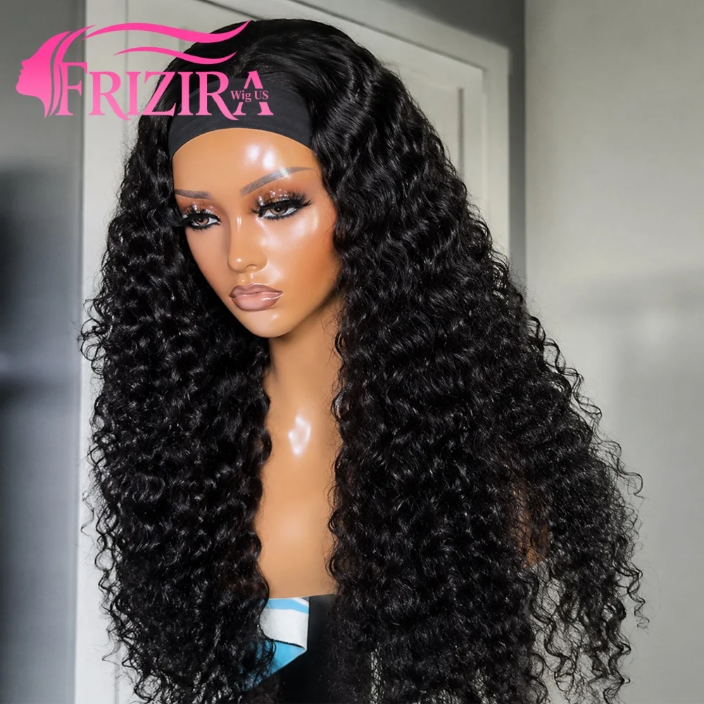 30 Inch Deep Wave Headband Wig Human Hair None Lace Front Wigs Brazilian Curly Human Hair Headband Wig Glueless Wear and Go For Women
30 Inch Deep Wave Headband Wig Human Hair None Lace Front Wigs Brazilian Curly Human Hair Headband Wig Glueless Wear and Go For Women
