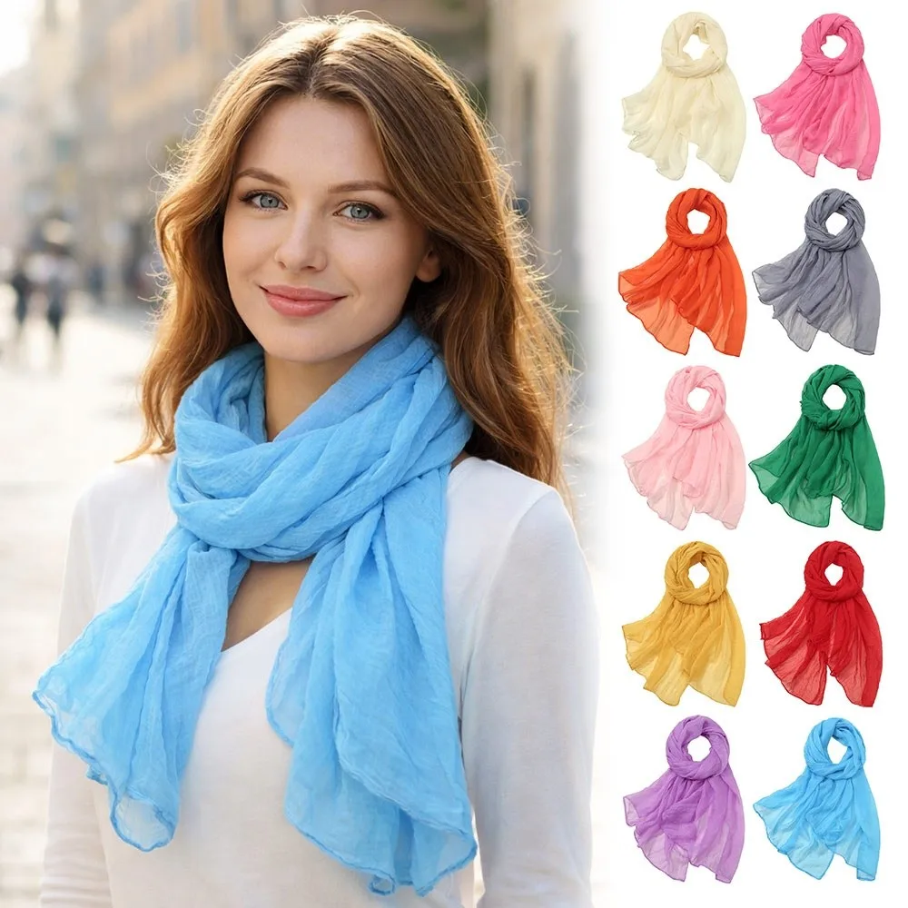 Новый однотонный шифоновый шарф-платок: длинная защитная шаль из тонкого шелка, мягкая женская накидка, модная женская одежда
Новый однотонный шифоновый шарф-платок: длинная защитная шаль из тонкого шелка, мягкая женская накидка, модная женская одежда
