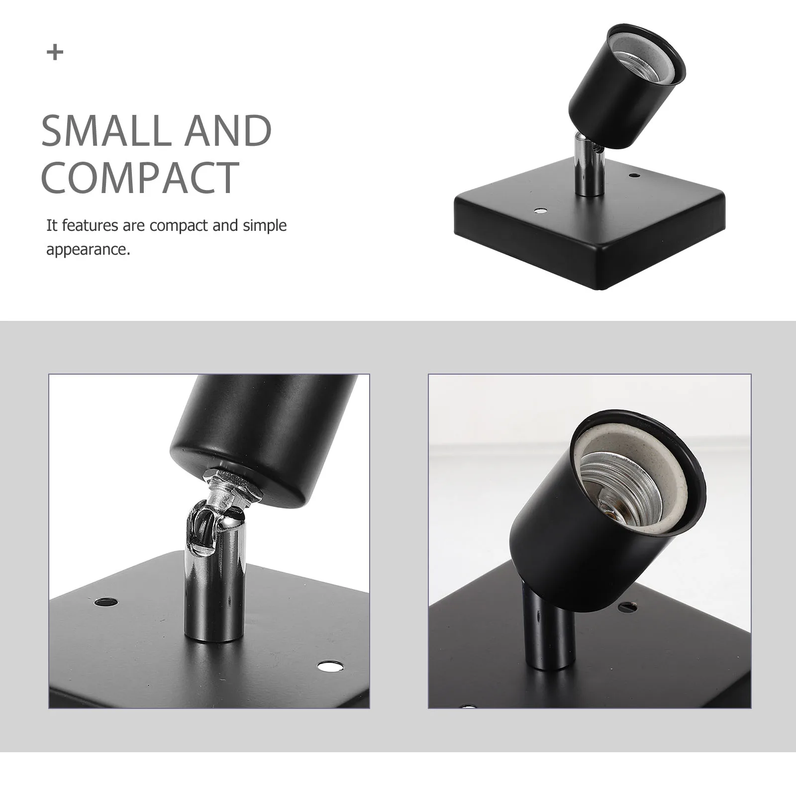 Flat E27 Lamp Holder Replacement Bulb Socket Iron Accessories Durable Light Bulb Base Versatile Ceiling Light Socket Sturdy
Flat E27 Lamp Holder Replacement Bulb Socket Iron Accessories Durable Light Bulb Base Versatile Ceiling Light Socket Sturdy