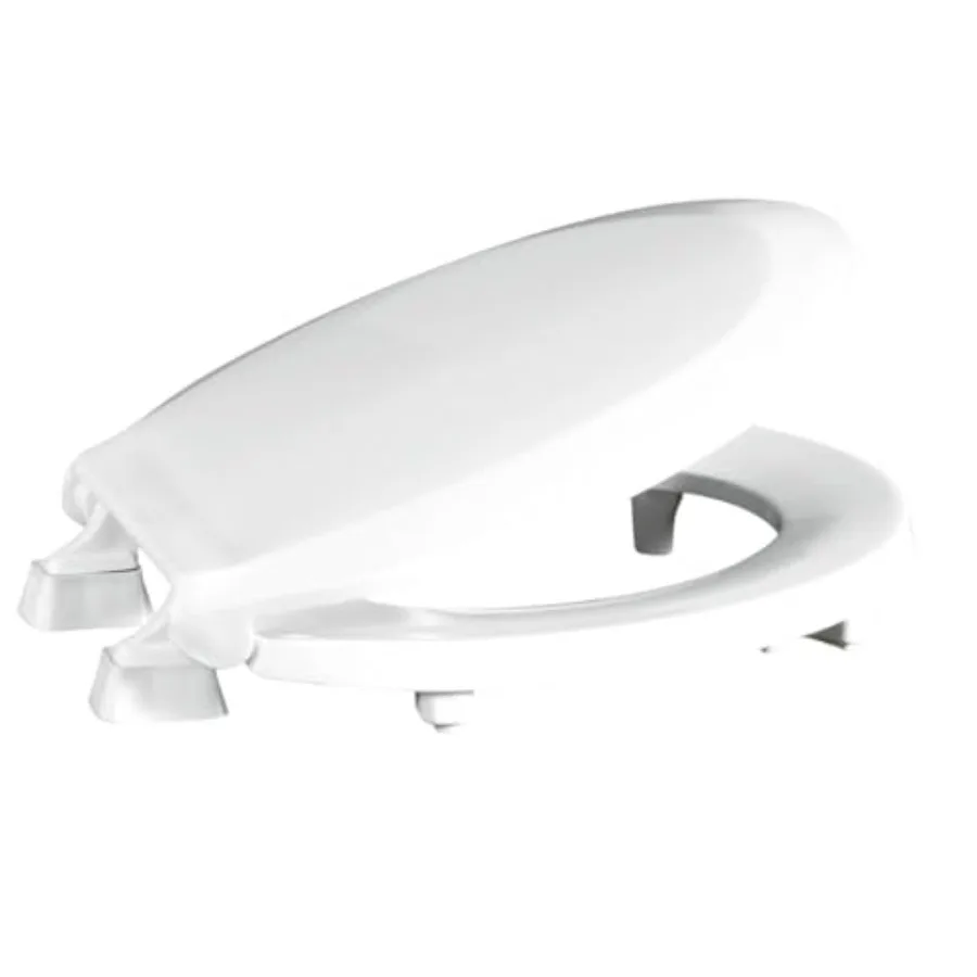 2 inch Raised Toilet Seat for Seniors Round Closed Front with Cover Plastic Made in the USA HL440STS 001 White
2 inch Raised Toilet Seat for Seniors Round Closed Front with Cover Plastic Made in the USA HL440STS 001 White