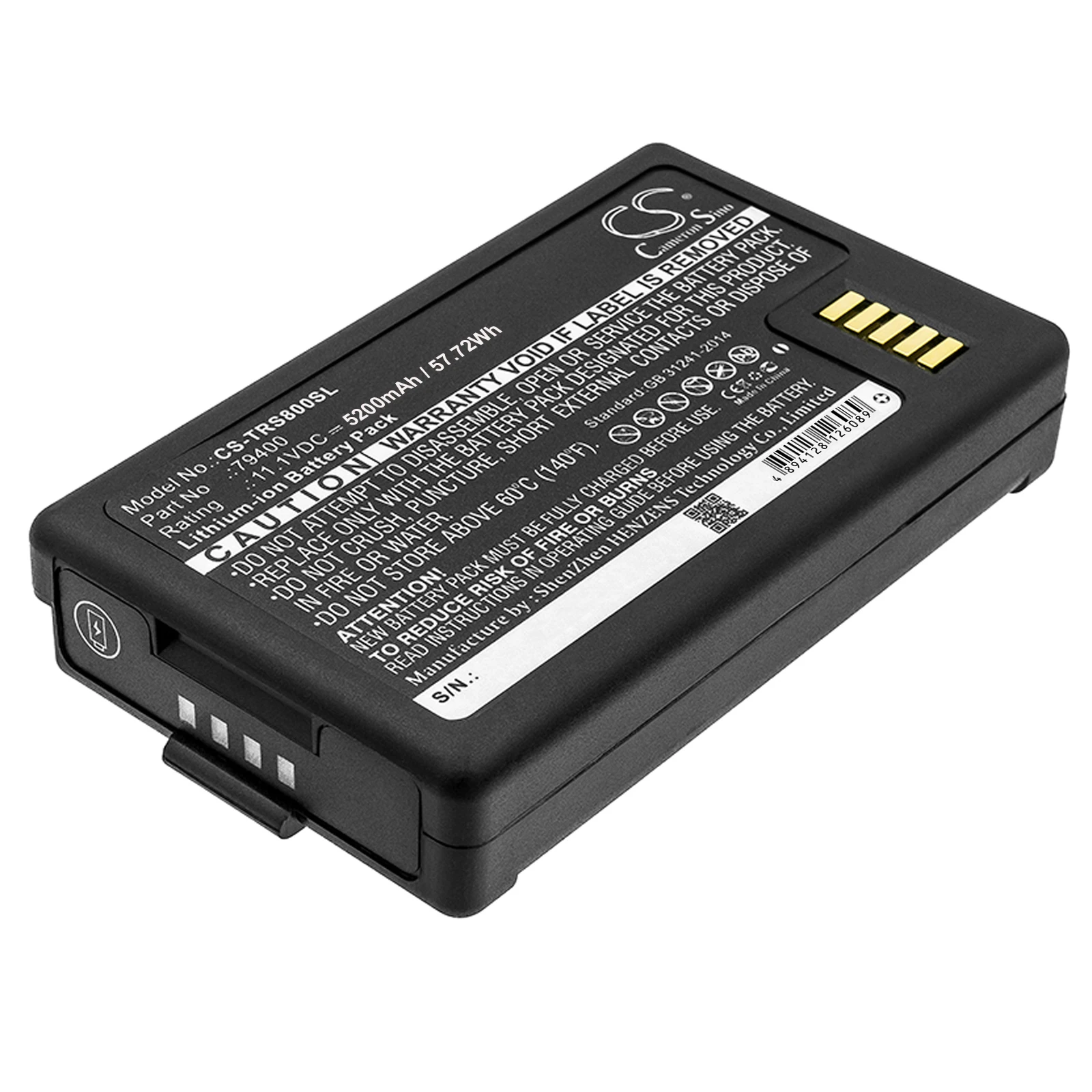 Li-ion Equipment, Survey, Test Battery for Trimble, 11.1V, 5200mAh, Compatible Models: RTS573 Total Station, RTS655, RTS873, S3
Li-ion Equipment, Survey, Test Battery for Trimble, 11.1V, 5200mAh, Compatible Models: RTS573 Total Station, RTS655, RTS873, S3