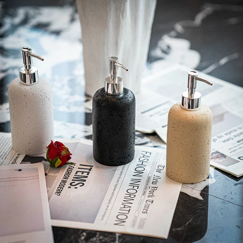 Cave Stone Emulsion Bottle Shampoo Hand Sanitizer Luxury Shower Gel Bottle Press Bottle Hotel Bathroom Decoration Soap Dispenser
Cave Stone Emulsion Bottle Shampoo Hand Sanitizer Luxury Shower Gel Bottle Press Bottle Hotel Bathroom Decoration Soap Dispenser