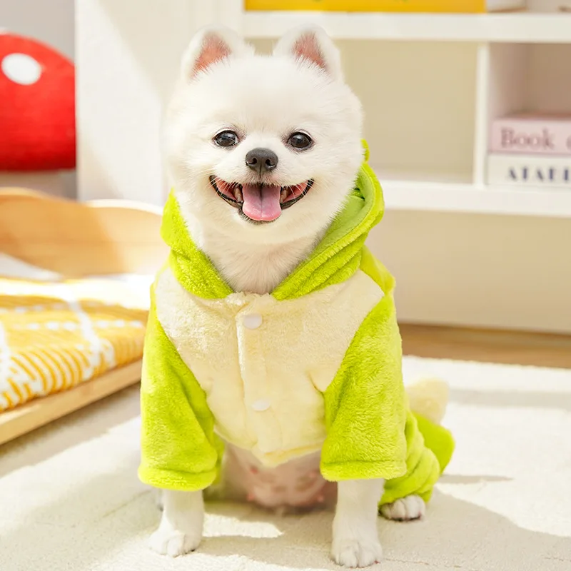 Cute Little Dinosaur Small to Medium Dog Clothes Autumn Winter Thickened Warm Pet Clothes for Bichon Frise Teddy Schnauzer
Cute Little Dinosaur Small to Medium Dog Clothes Autumn Winter Thickened Warm Pet Clothes for Bichon Frise Teddy Schnauzer
