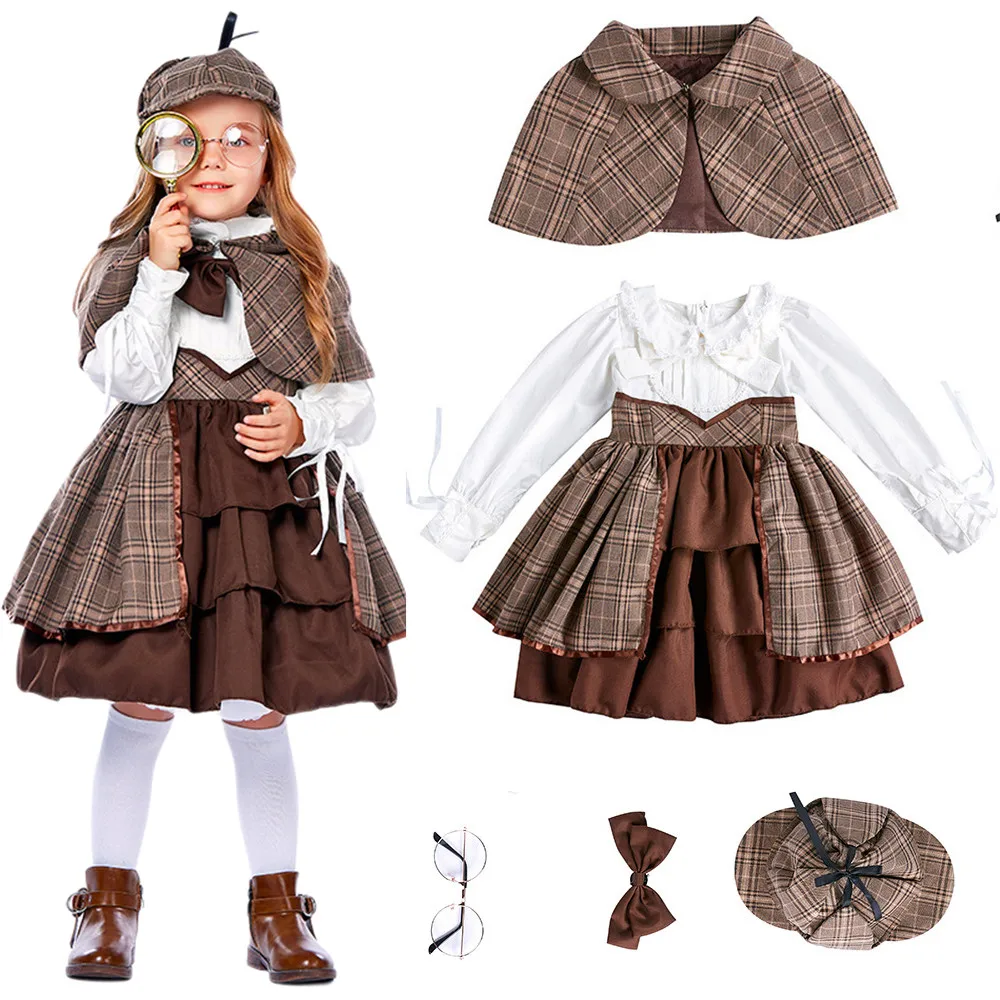 Girl Princess Cosplay Dress England College Style Stage Performance Uniform Children's Birthday Carnival Party Costume
Girl Princess Cosplay Dress England College Style Stage Performance Uniform Children's Birthday Carnival Party Costume