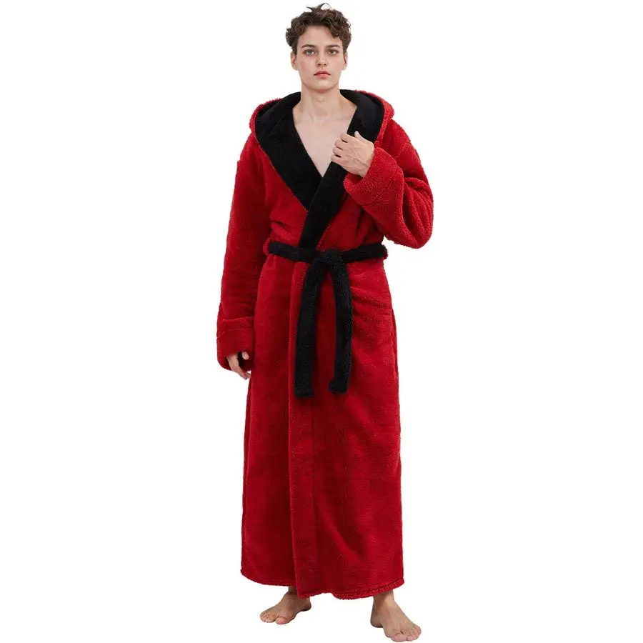 Long Robes with Hood Full Length Hooded Bathrobe Fleece Plush Fluffy Housecoat Nightgown
Long Robes with Hood Full Length Hooded Bathrobe Fleece Plush Fluffy Housecoat Nightgown