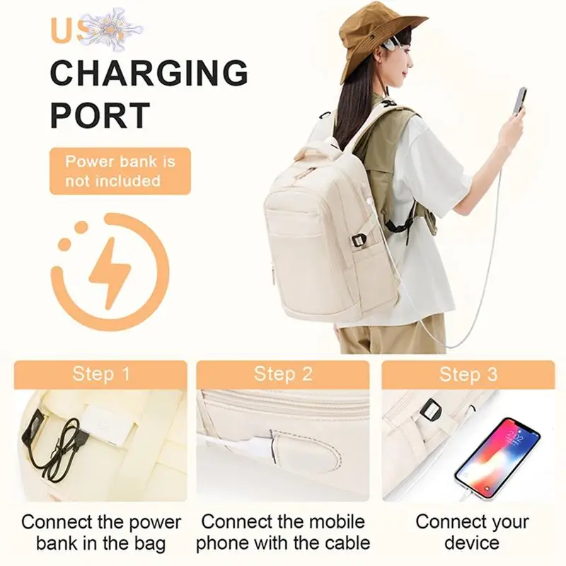 Laptop Backpack Women Women's Travel Backpack- Anti-Theft, USB Charging Port, Water-Resistant College Bookbag Durable
Laptop Backpack Women Women's Travel Backpack- Anti-Theft, USB Charging Port, Water-Resistant College Bookbag Durable