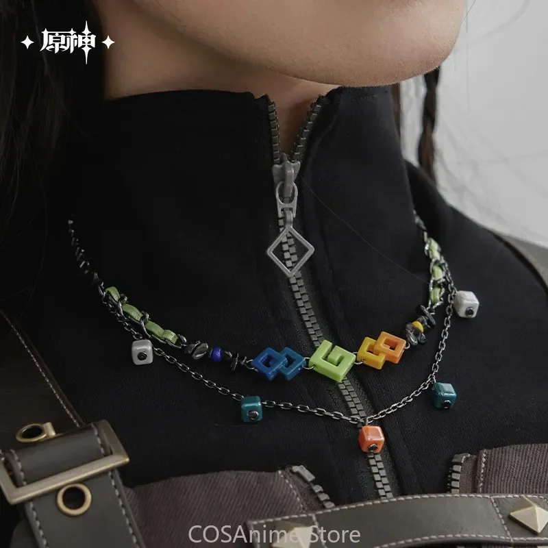 Official MiHoYo Original Genshin Impact Kinich Theme Impression Serie Double layered short necklace Cosplay Game Prrops
Official MiHoYo Original Genshin Impact Kinich Theme Impression Serie Double layered short necklace Cosplay Game Prrops