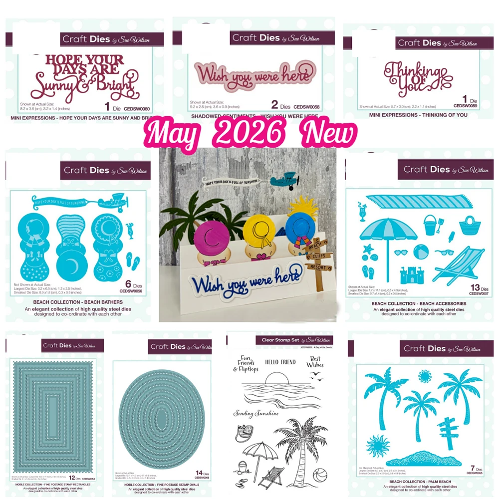 Palm Beach Wish You Were Here a Day at the Beach Metal Cutting Dies for DIY Handmade Photo Album Scrapbooking Diary May 2026 New
Palm Beach Wish You Were Here a Day at the Beach Metal Cutting Dies for DIY Handmade Photo Album Scrapbooking Diary May 2026 New