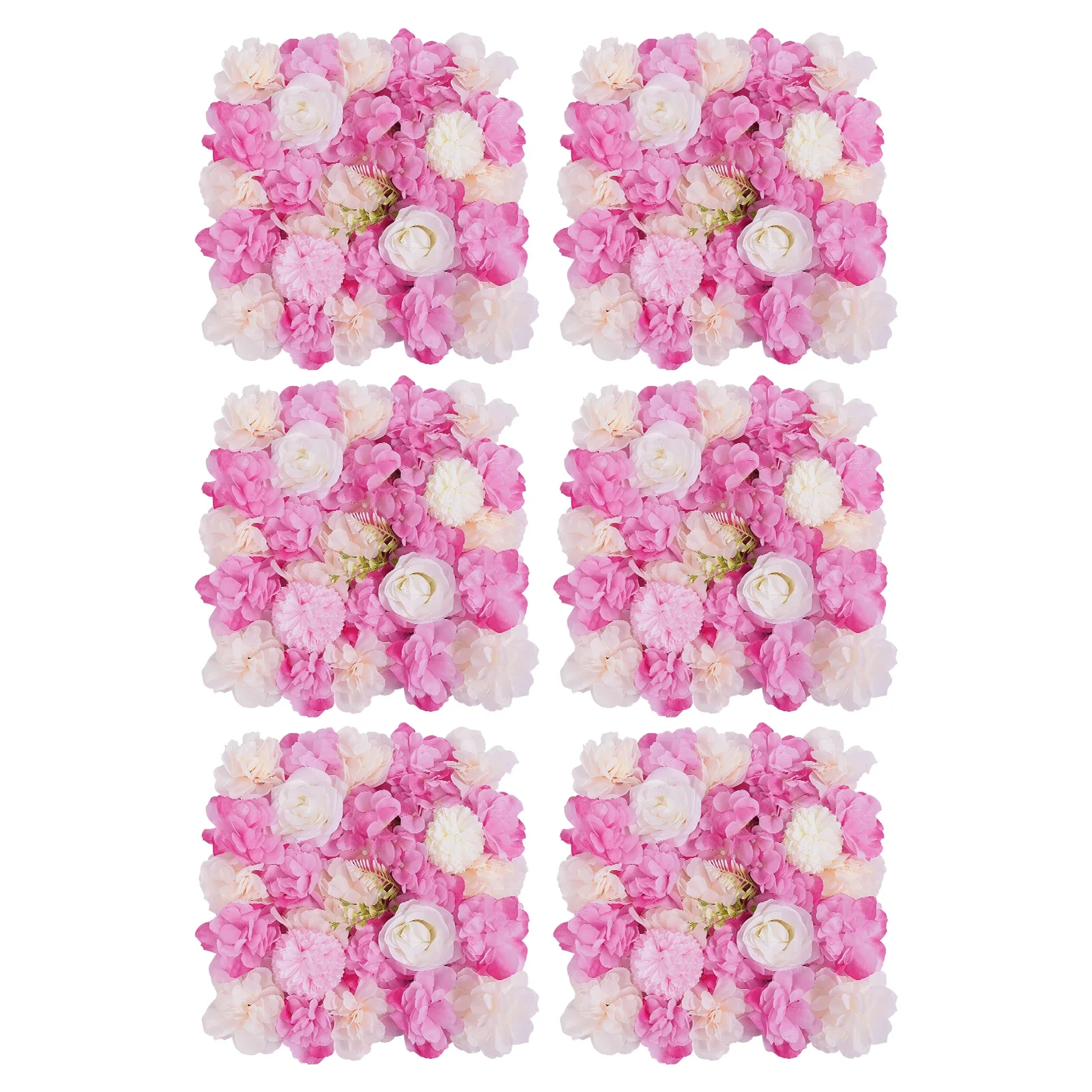 12-Piece Artificial Flower Wall Panel Set, Realistic Silk Dahlia, Rose, Hydrangea Design for Balcony, Garden, Wedding, and 
12-Piece Artificial Flower Wall Panel Set, Realistic Silk Dahlia, Rose, Hydrangea Design for Balcony, Garden, Wedding, and