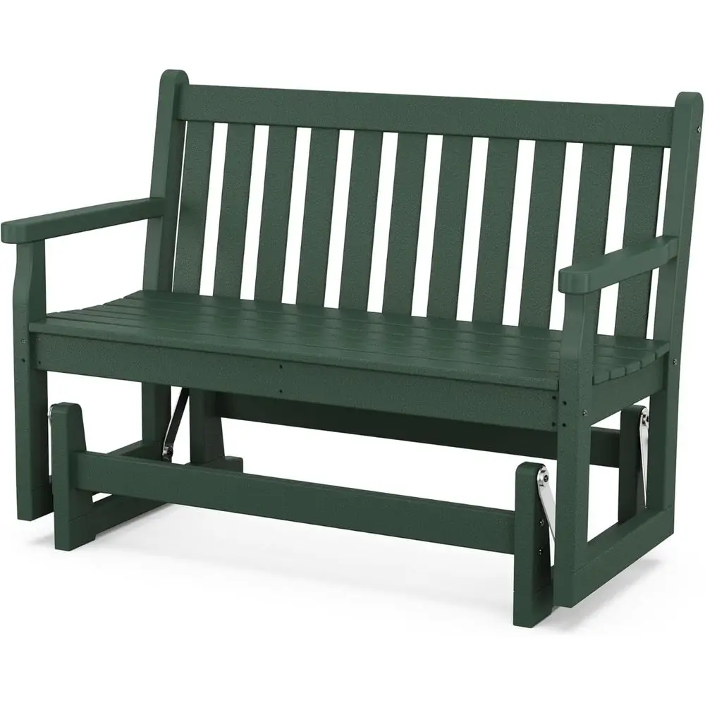 48-Inch Classic Green Garden Glider Bench
48-Inch Classic Green Garden Glider Bench