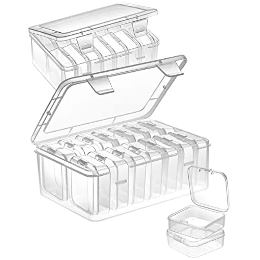 Small Bead Organizers 30 Pieces Plastic Storage Cases Mini Clear Bead Storage Containers Transparent Boxes with Hinged Lid and
Small Bead Organizers 30 Pieces Plastic Storage Cases Mini Clear Bead Storage Containers Transparent Boxes with Hinged Lid and