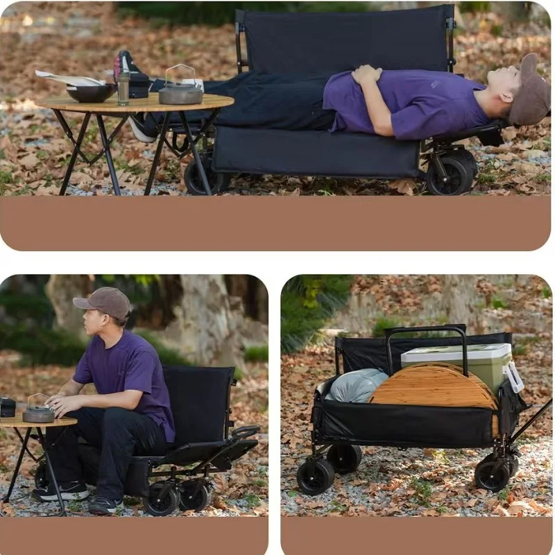 Folding Camping Wagon Cart, Heavy Duty All Terrain Collapsible Utility Cart with Large Wheels for Beach Picnic Outdoor Transport
Folding Camping Wagon Cart, Heavy Duty All Terrain Collapsible Utility Cart with Large Wheels for Beach Picnic Outdoor Transport