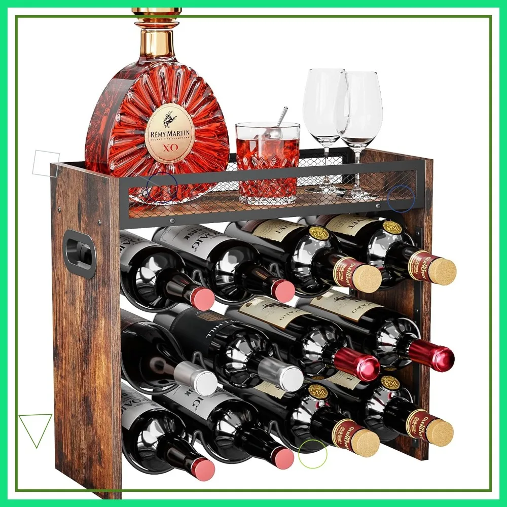 3-Tier Wood Wine Rack Holds 12 Bottles, Space-Saving for Kitchen, Bar, Restaurant Storage
3-Tier Wood Wine Rack Holds 12 Bottles, Space-Saving for Kitchen, Bar, Restaurant Storage