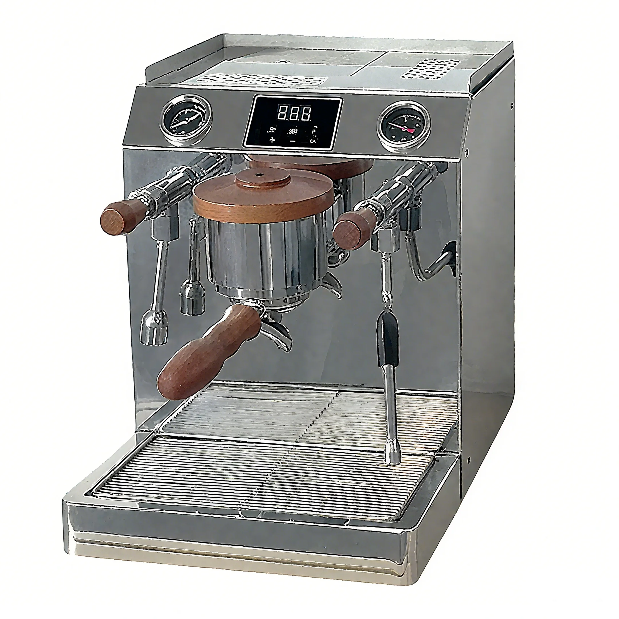 Dual Stainless Steel Boiler Expresso Coffee Equipment Professional Barista Commercial Espresso Coffee Machine for Shop Business
Dual Stainless Steel Boiler Expresso Coffee Equipment Professional Barista Commercial Espresso Coffee Machine for Shop Business