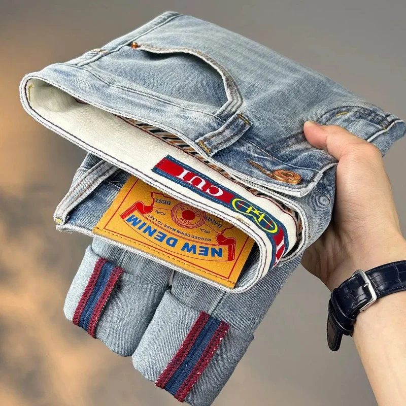 Latest Summer Collection 2026 Men's Slim Straight Jeans Trendy Style Thin Lightweight Stretch Denim Breathable Comfortable
Latest Summer Collection 2026 Men's Slim Straight Jeans Trendy Style Thin Lightweight Stretch Denim Breathable Comfortable