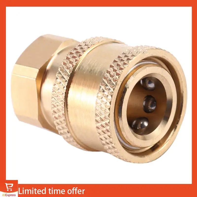 Fresh 5X Pressure Washer Adapter Set,1/4 Inch Quick Disconnect Kit With 50 Pack O-Ring.5000 Psi
Fresh 5X Pressure Washer Adapter Set,1/4 Inch Quick Disconnect Kit With 50 Pack O-Ring.5000 Psi