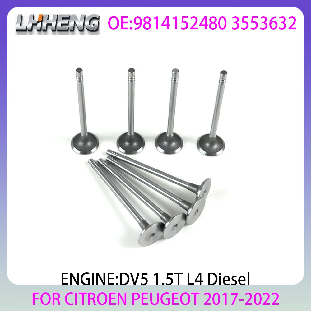 DV5 Engine Intake Valve For CITROEN BERLINGO C3 C4 C5 PEUGEOT 2008 208 3008 301 308 OPEL 1.5L 1.5 L T L4 Diesel 17-22 9814152480
DV5 Engine Intake Valve For CITROEN BERLINGO C3 C4 C5 PEUGEOT 2008 208 3008 301 308 OPEL 1.5L 1.5 L T L4 Diesel 17-22 9814152480
