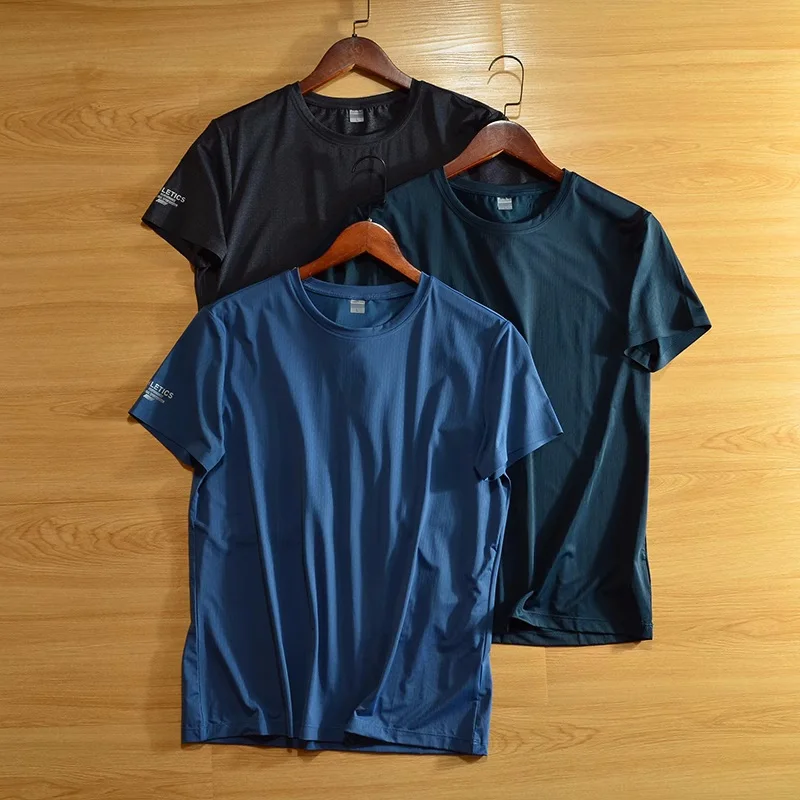 Men's Summer Quick-Dry O Neck Casual T Shirts Outdoor Sports Short Sleeve Top Tees Breathable Gym Shirts
Men's Summer Quick-Dry O Neck Casual T Shirts Outdoor Sports Short Sleeve Top Tees Breathable Gym Shirts